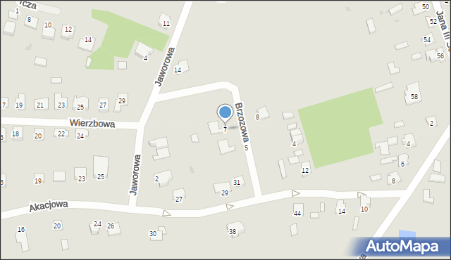 Lubaczów, Brzozowa, 7, mapa Lubaczów