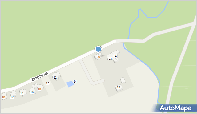 Lublewo Gdańskie, Brzozowa, 30, mapa Lublewo Gdańskie