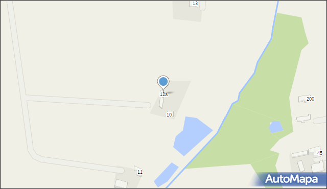 Łyszkowice, Brzezińska, 12a, mapa Łyszkowice