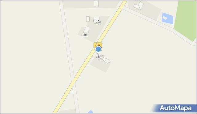 Łyszkowice, Brzezińska, 9a, mapa Łyszkowice