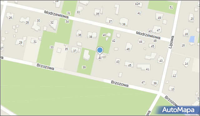 Magdalenka, Brzozowa, 41, mapa Magdalenka