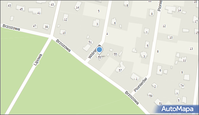 Magdalenka, Brzozowa, 53, mapa Magdalenka