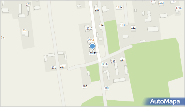 Małkinia Górna, Brokowska, 201E, mapa Małkinia Górna