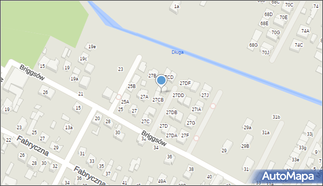 Marki, Braci Briggsów, 27CC, mapa Marki