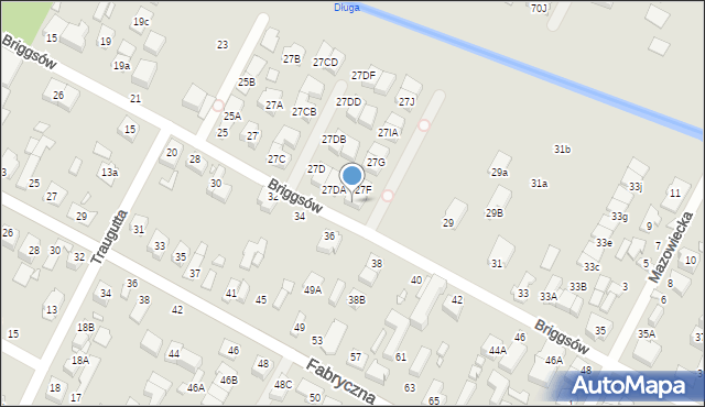 Marki, Braci Briggsów, 27E, mapa Marki
