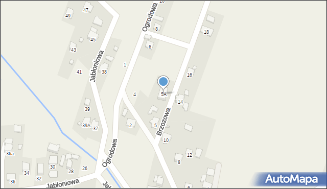 Marklowice, Brzozowa, 5A, mapa Marklowice