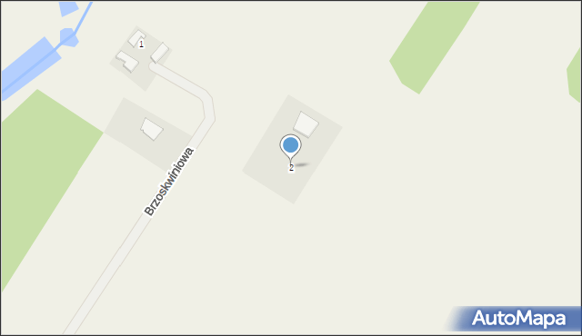 Marków-Towarzystwo, Brzoskwiniowa, 2, mapa Marków-Towarzystwo