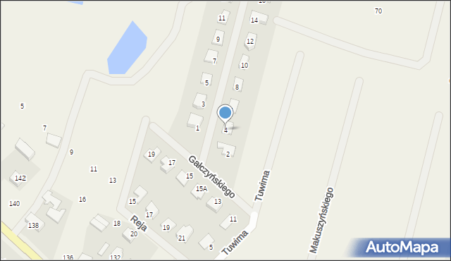 Maszewo Duże, Brzechwy Jana, 4, mapa Maszewo Duże