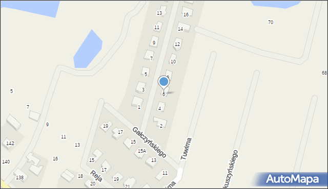 Maszewo Duże, Brzechwy Jana, 6, mapa Maszewo Duże