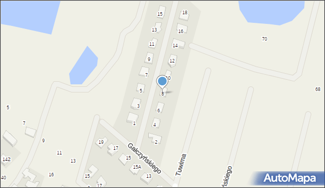 Maszewo Duże, Brzechwy Jana, 8, mapa Maszewo Duże