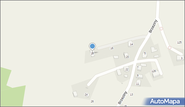 Maszyce, Brzeziny, 18, mapa Maszyce