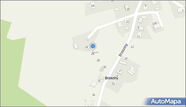 Maszyce, Brzeziny, 26, mapa Maszyce