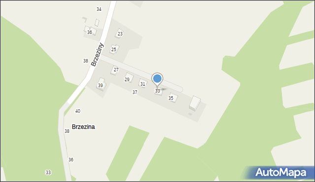 Maszyce, Brzeziny, 33, mapa Maszyce
