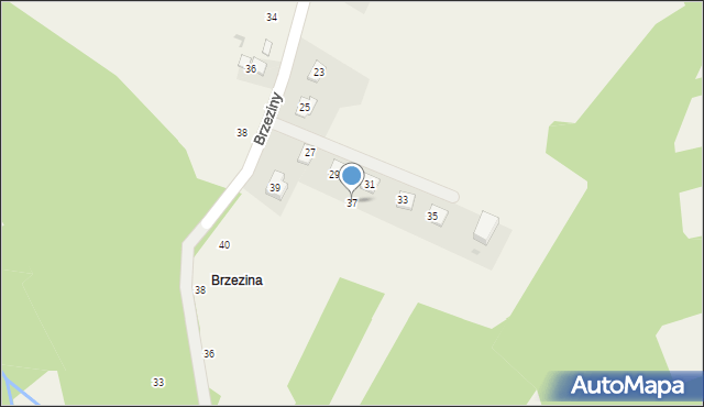 Maszyce, Brzeziny, 37, mapa Maszyce