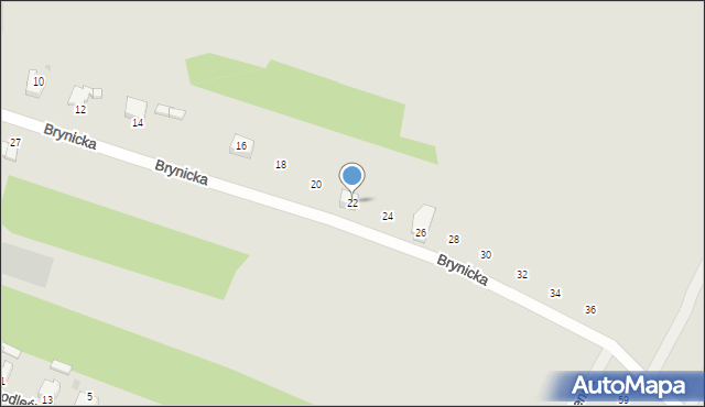 Miasteczko Śląskie, Brynicka, 22, mapa Miasteczko Śląskie