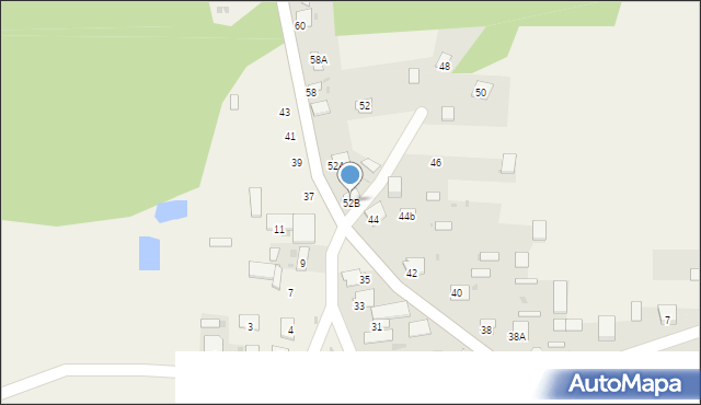 Mielnik, Brzeska, 52B, mapa Mielnik