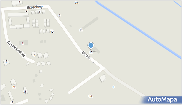 Mielno, Brzechwy Jana, 15, mapa Mielno