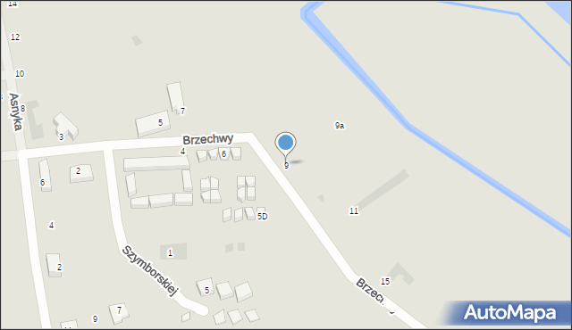 Mielno, Brzechwy Jana, 9, mapa Mielno