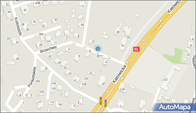 Mikołów, Brzechwy Jana, 10, mapa Mikołów