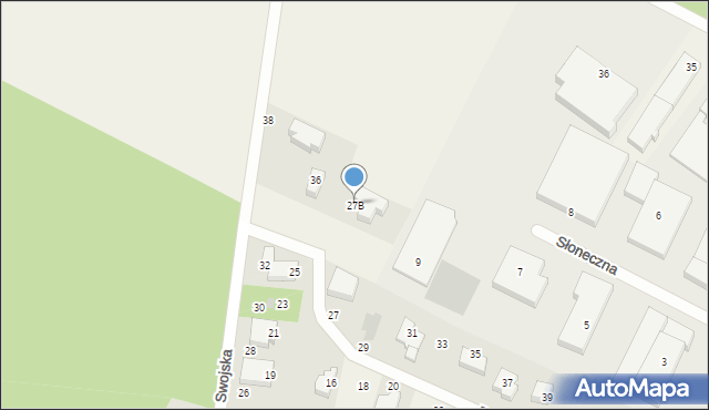 Miszewko, Brzozowa, 27B, mapa Miszewko