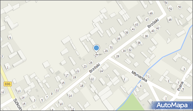 Mokobody, Brzóski Stanisława, ks., 27, mapa Mokobody