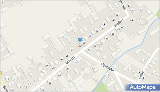 Mokobody, Brzóski Stanisława, ks., 29, mapa Mokobody