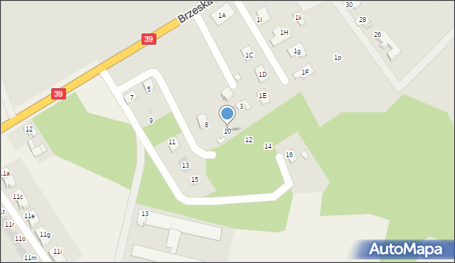 Namysłów, Brzeska, 10, mapa Namysłów