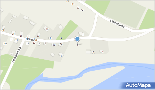 Niemirów, Brzeska, 6, mapa Niemirów