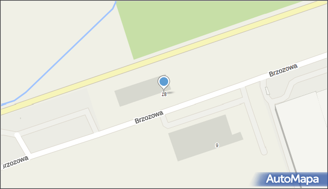 Niepruszewo, Brzozowa, 18, mapa Niepruszewo