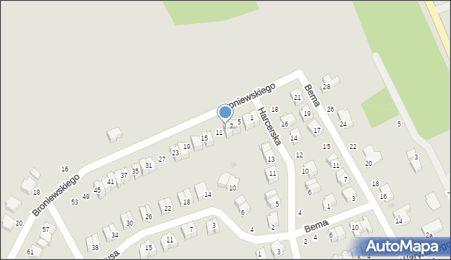 Nowa Ruda, Broniewskiego Władysława, 9, mapa Nowa Ruda