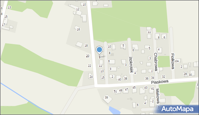 Nowa Wieś Tworoska, Brynkowska, 9, mapa Nowa Wieś Tworoska