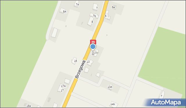 Nowe Smarchowice, Brzegowa, 12, mapa Nowe Smarchowice