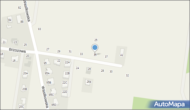 Nowodworce, Brzozowa, 35, mapa Nowodworce