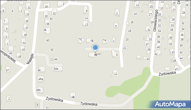 Nowy Wiśnicz, Brzękowskiego Jana, 9B, mapa Nowy Wiśnicz