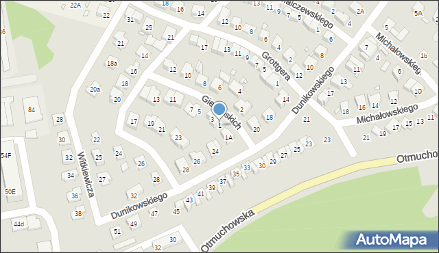 Nysa, Braci Gierymskich, 1, mapa Nysy