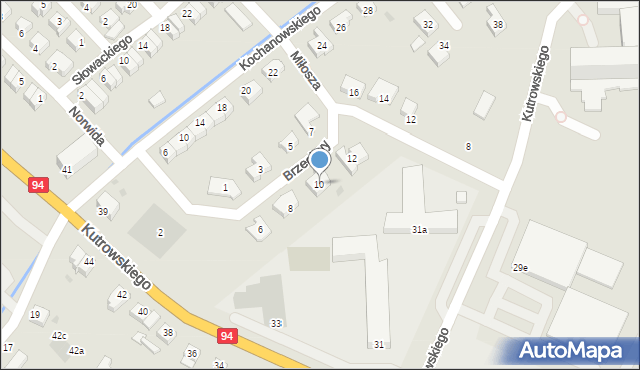 Oława, Brzechwy Jana, 10, mapa Oława