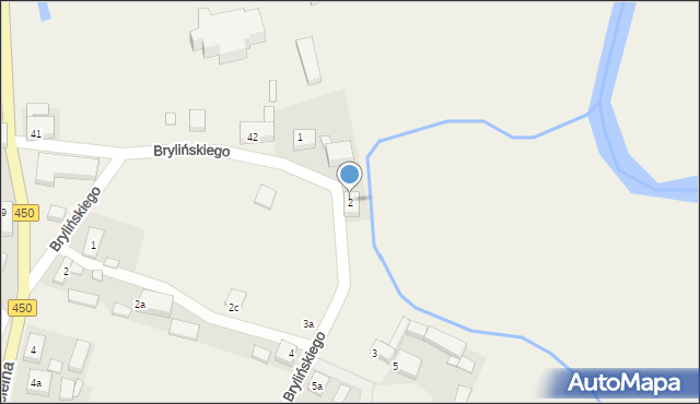 Ołobok, Brylińskiego Wojciecha, 2, mapa Ołobok