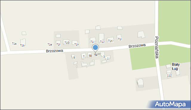 Opatów, Brzozowa, 5a, mapa Opatów