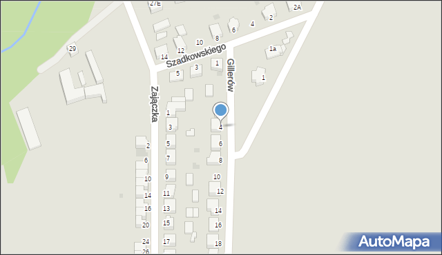 Opatówek, Braci Gillerów, 4, mapa Opatówek