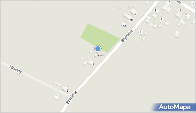 Opole, Brynicka, 5, mapa Opola