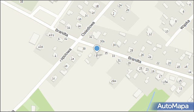 Orońsko, Brandta Józefa, 37, mapa Orońsko