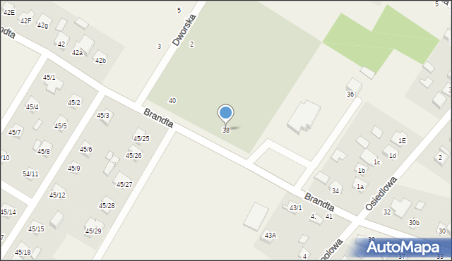 Orońsko, Brandta Józefa, 38, mapa Orońsko