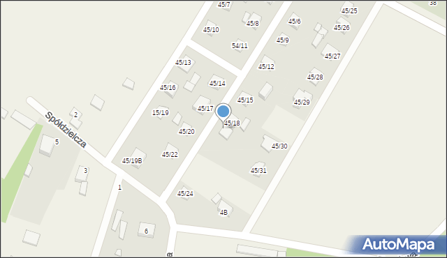 Orońsko, Brandta Józefa, 45/18A, mapa Orońsko
