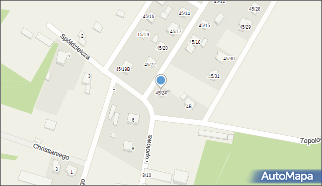Orońsko, Brandta Józefa, 45/24, mapa Orońsko