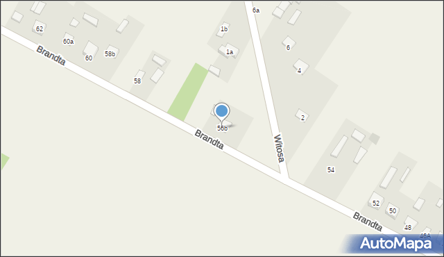 Orońsko, Brandta Józefa, 56b, mapa Orońsko