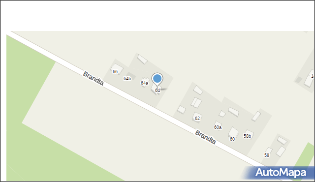 Orońsko, Brandta Józefa, 64, mapa Orońsko