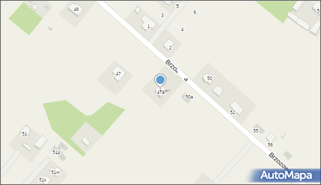 Osiedle Poznańskie, Brzozowa, 47a, mapa Osiedle Poznańskie
