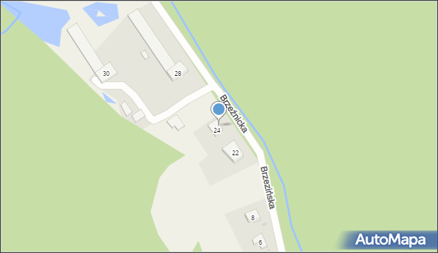 Osolin, Brzeźnicka, 24, mapa Osolin