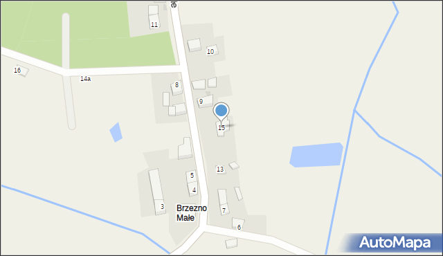 Osolin, Brzezno Małe, 15, mapa Osolin
