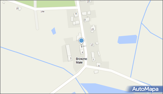 Osolin, Brzezno Małe, 5, mapa Osolin
